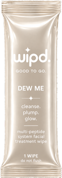 WIPD dew me individually wrapped wipe