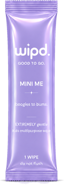 WIPD mini me individually wrapped wipe