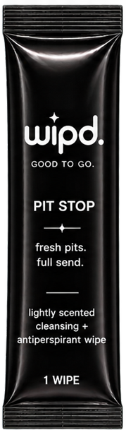 WIPD pit stop individually wrapped wipe