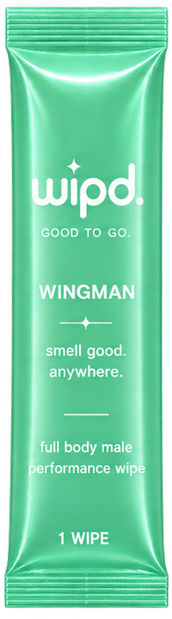 WIPD wingman individually wrapped wipe